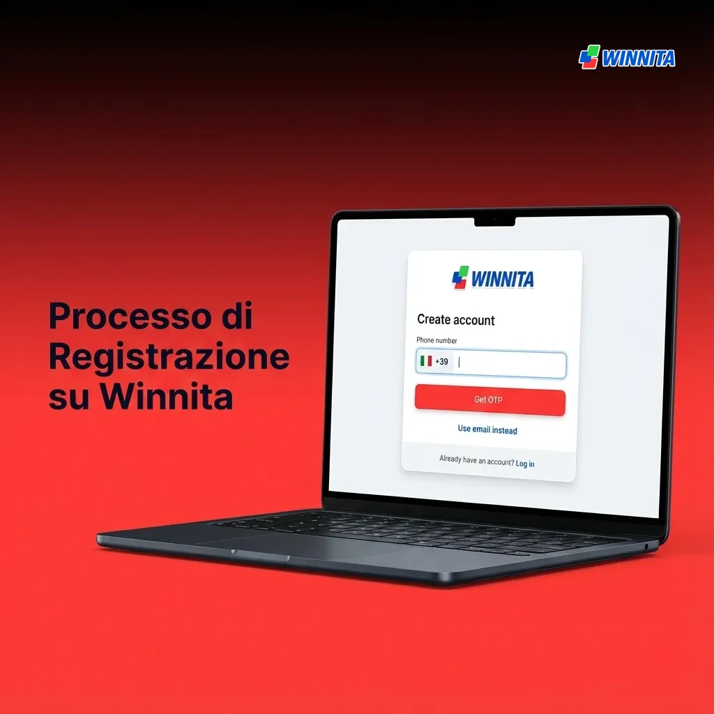 Step-by-step Winnita registration process: sign up button, enter details, verify email, complete profile, make deposit.
